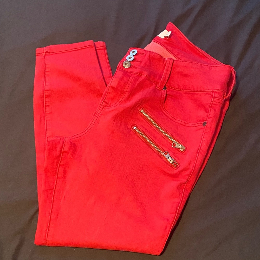 Torrid Red Denim Pants size 16short
